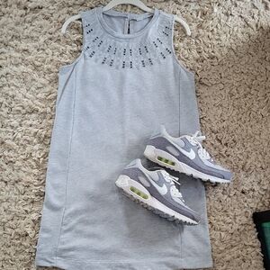 Gray Sleeveless Dress